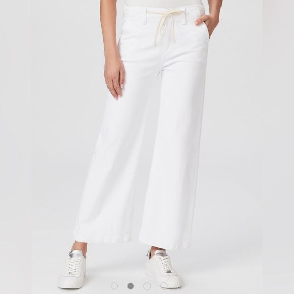 🔴Leaving Closet 🔴 Paige Carly High Rise Wide Leg Crop Jean. Make an offer! - Picture 2 of 6